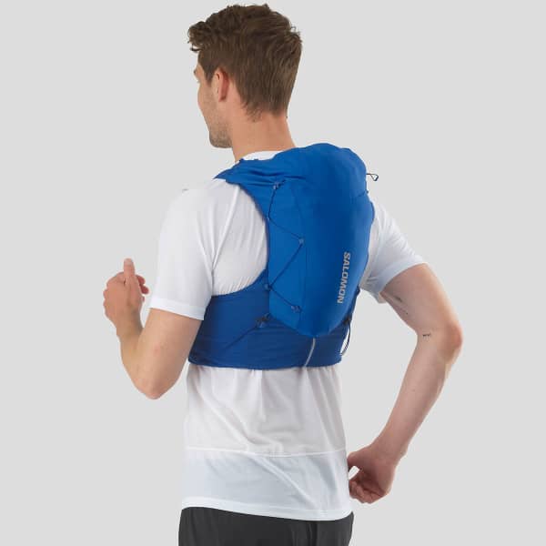 Sac trail SALOMON ADV SKIN 12 SET NAUTICAL BLUE/EBONY/WHITE