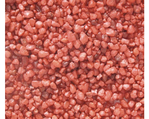 Aquariumgrind, gekleurd grind 3-5 mm 5 kg rood