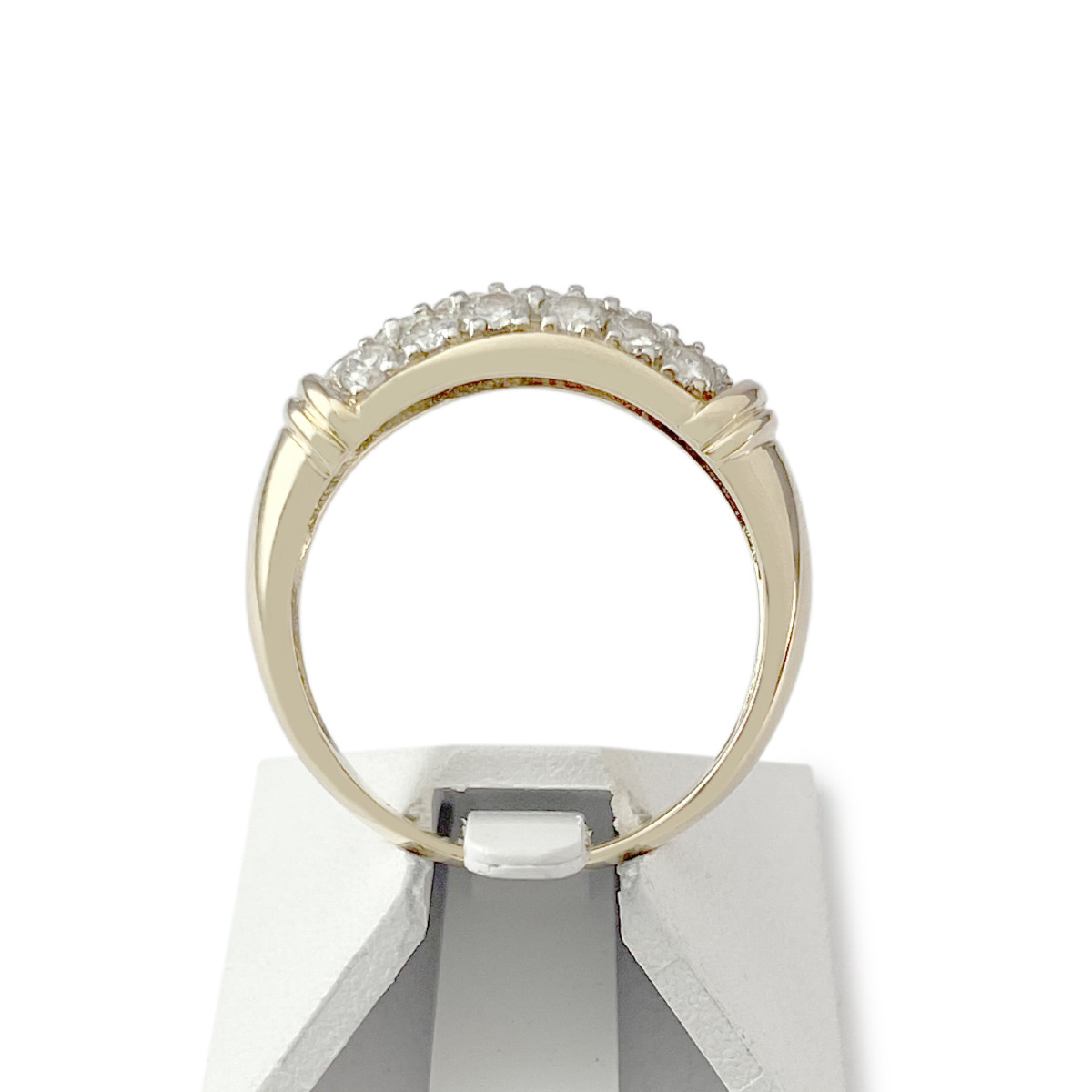 Bague d'occasion or 750 jaune diamants
