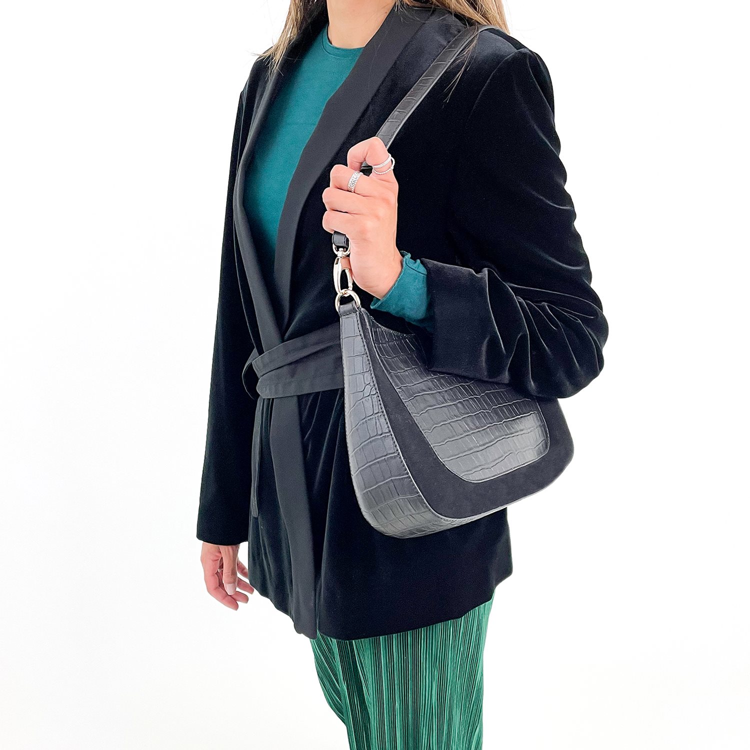 LouLou Essentiels 103Bag Classy Croc black