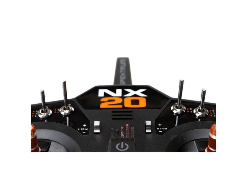 Spektrum Fernsteuerung NX20 DSMX 20-Kanal (nur Sender) Professioneller 20 Kanal Sender für Flugmodelle