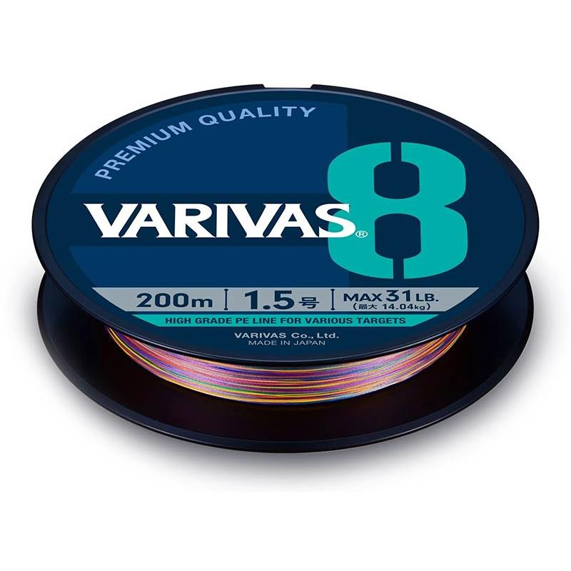 Tresse Varivas 8 Marking Multicolore - 300M