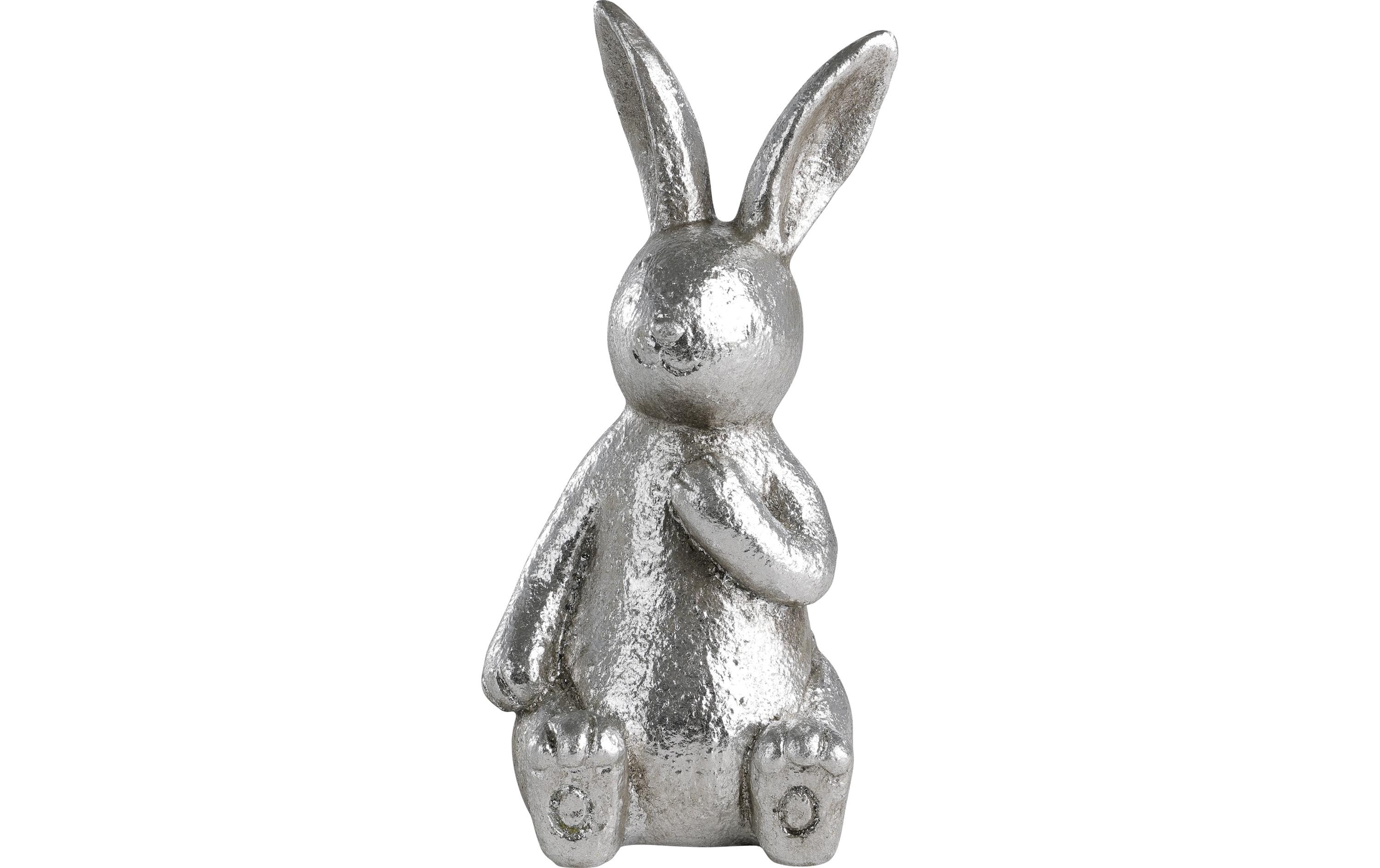 Hase Chilandy 19 cm, SilberHasenfigur