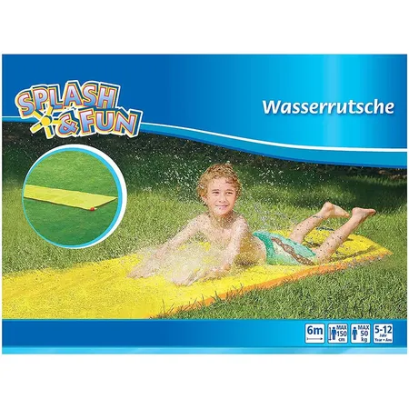 Splash & Fun Wasserrutsche, ca. 600 x 80 cm