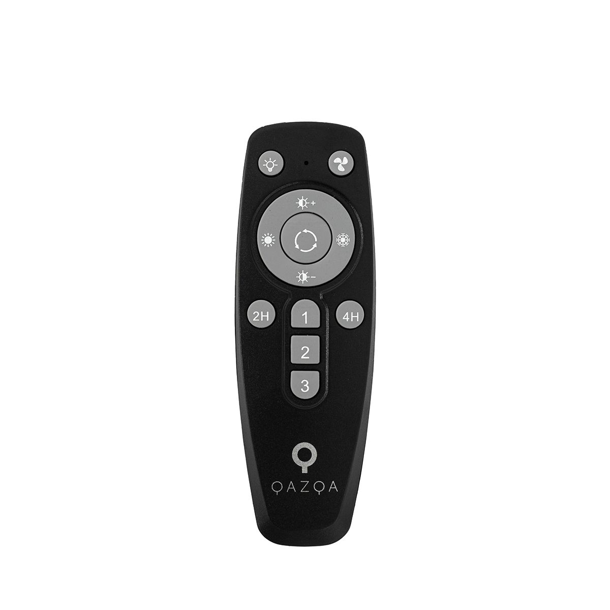 Plafondventilator staal 46.5cm incl. LED met afstandsbediening - Kees