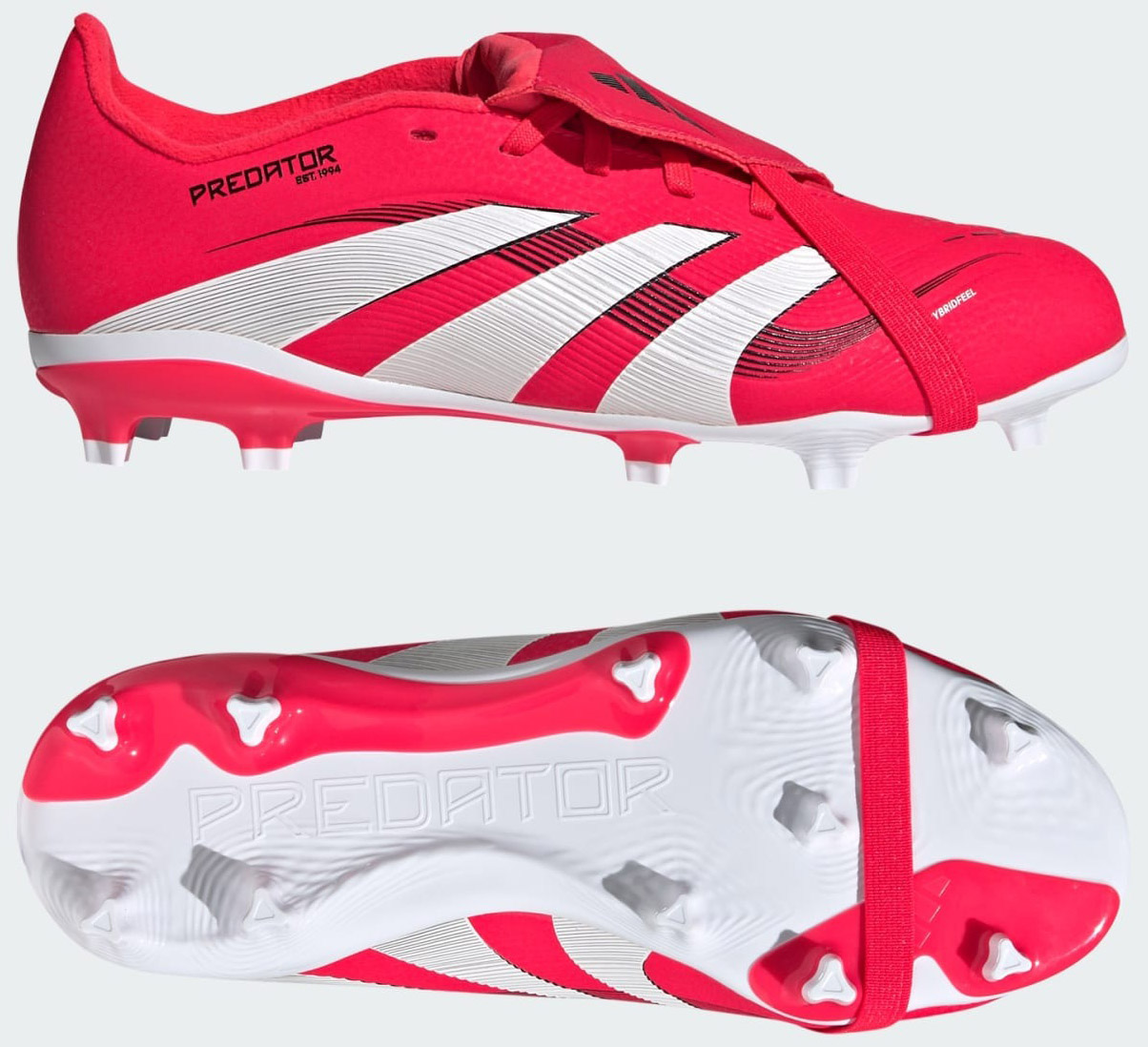 Predator League FT FG Junior Lucid Red/Cloud White/Core Black