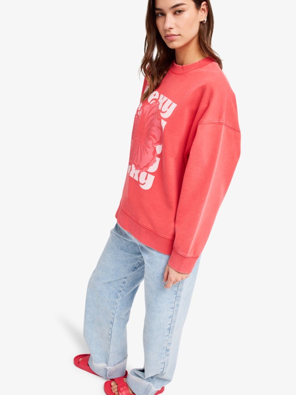 Lineup Terry Sweat Rouge Femme