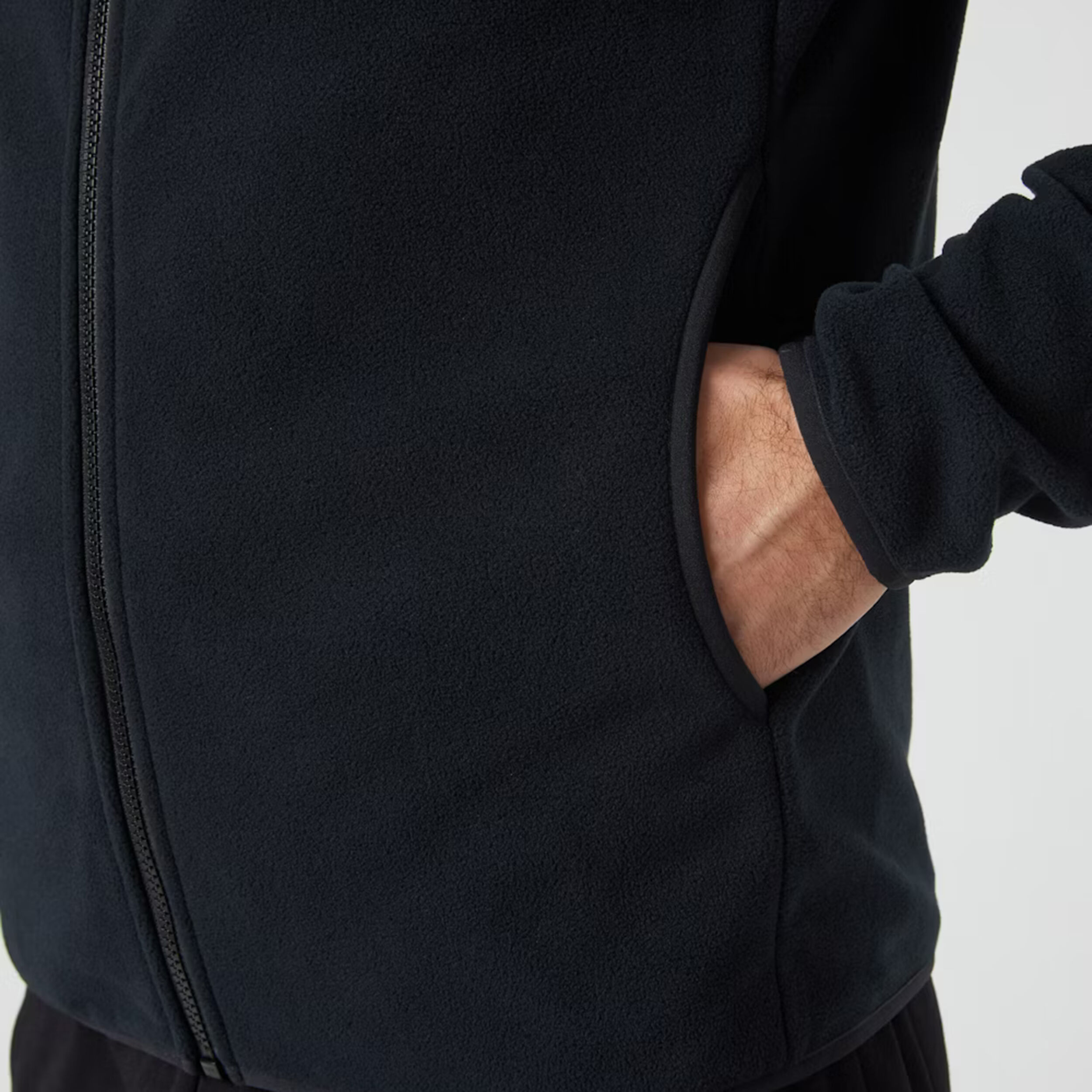 Björn Borg Full Zip Gilet En Coton Hommes - Noir