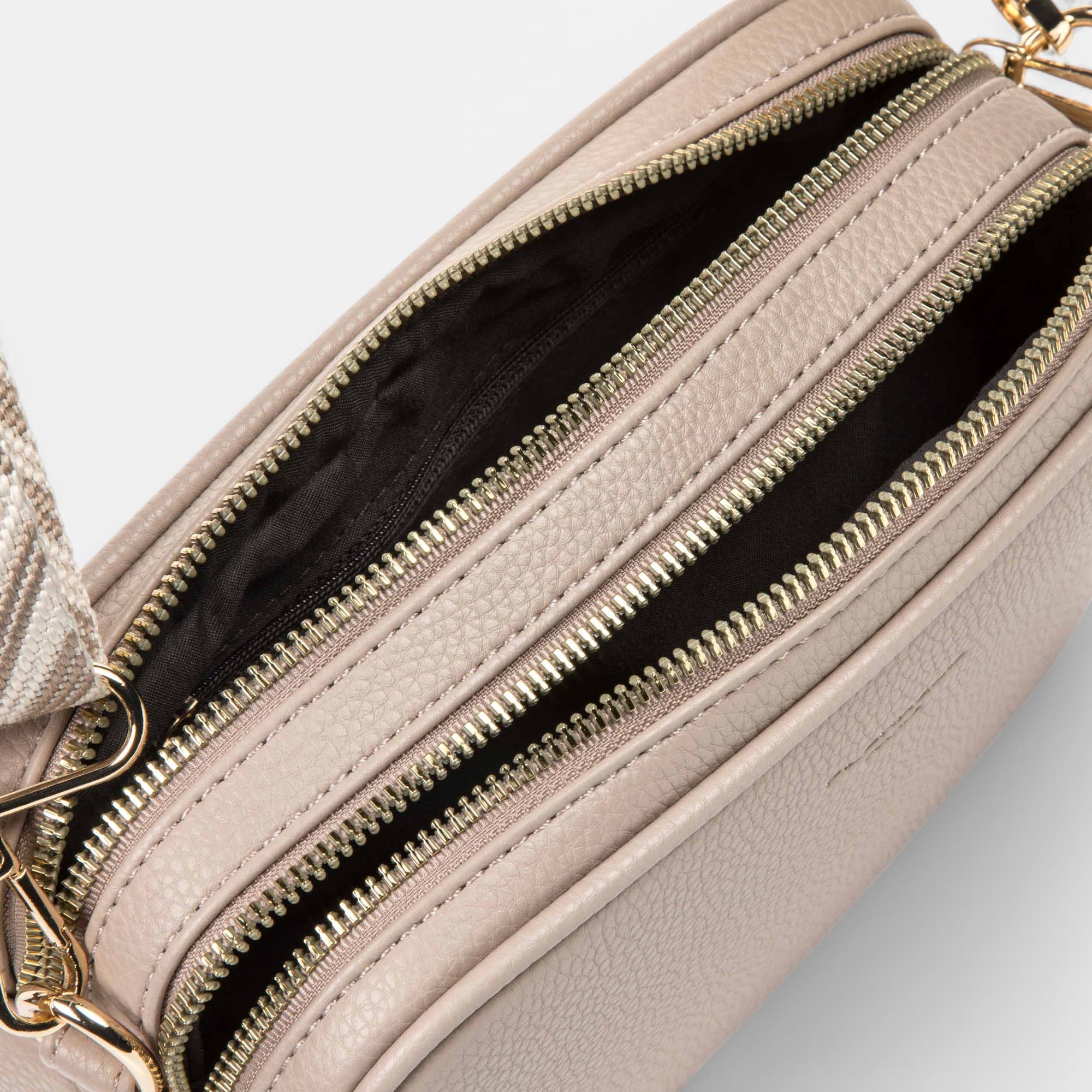 Sac bandoulière beige