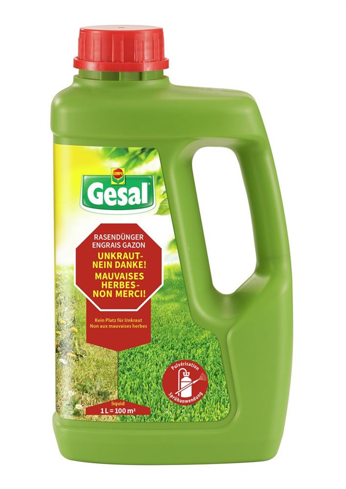 GESAL Rasendünger Unkraut-Nein danke! liq Fl 1 lt