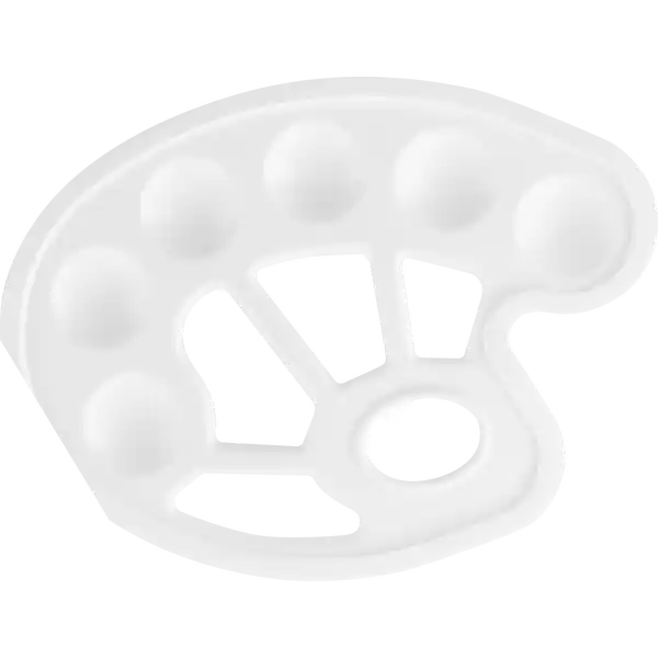 Mischpalette, weiß