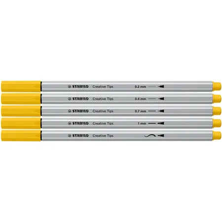 Multi-Liner-Set - STABILO Creative Tips - ARTY - 50er Metalletui - URBAN - in 10 verschiedenen Farben