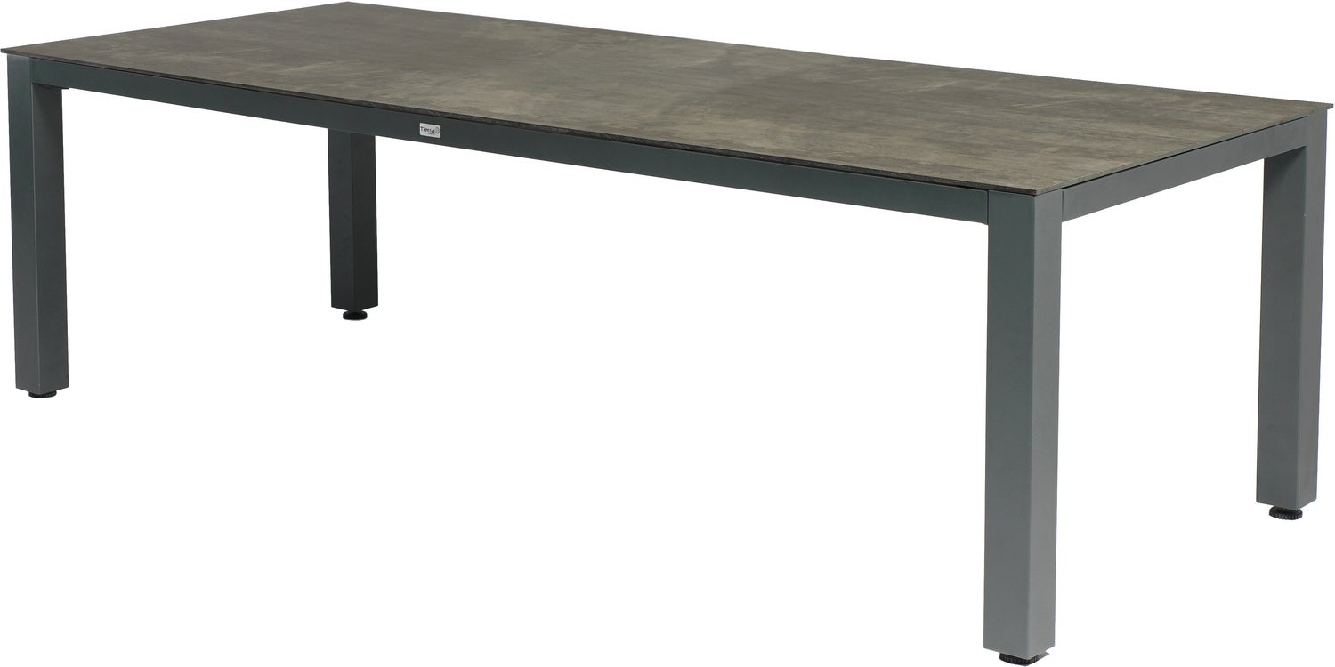 Tierra Outdoor eettafel Briga donkergrijs / forest grey 240 x 100 x 73 cm