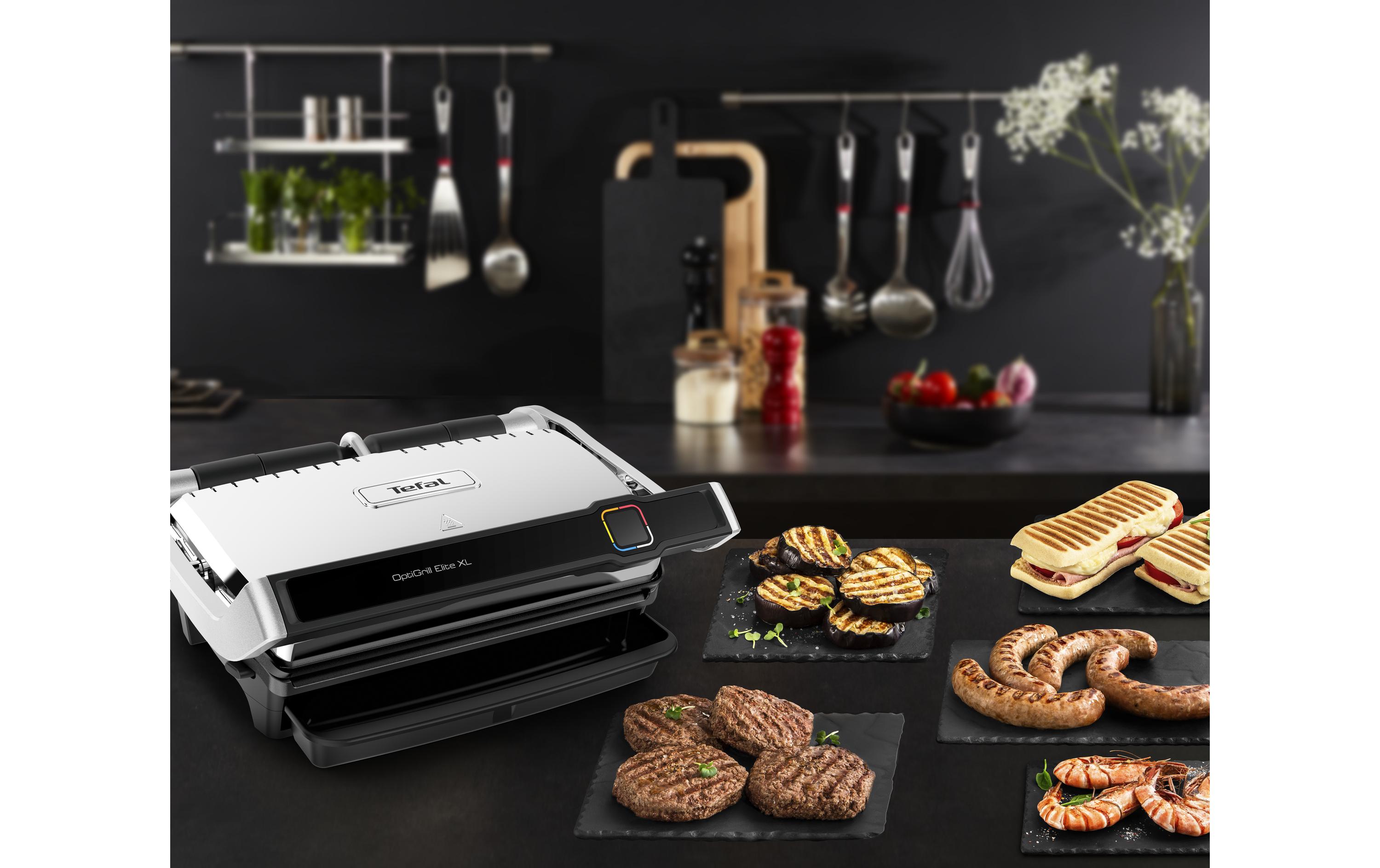 Kontaktgrill Optigrill Elite XL GC760D12 2200 W<br>Kontaktgrill mit 16 Automatikprogrammen