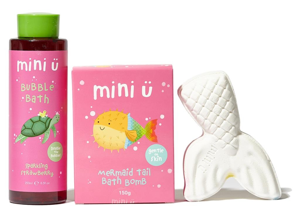 Mini ü Kado Set Bad Zeemeermin/Aardbei