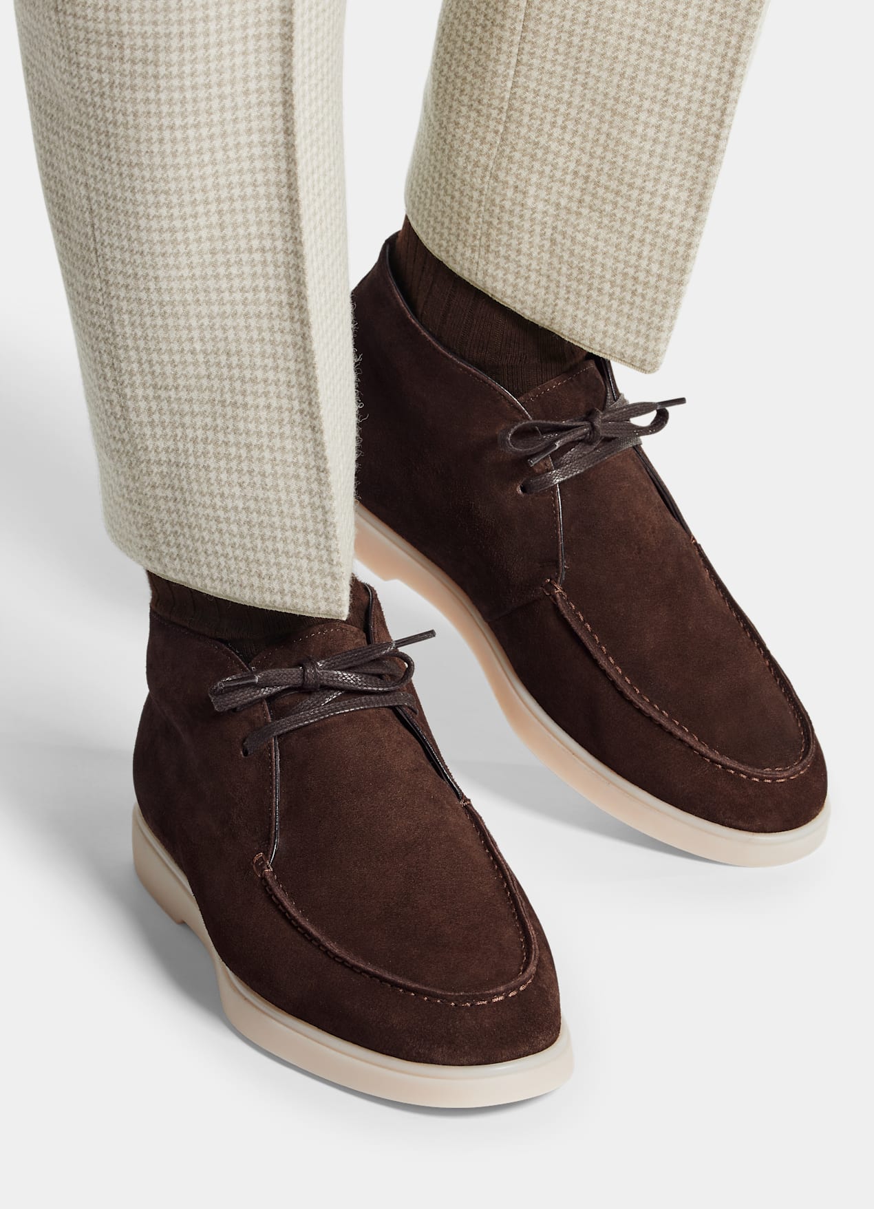 Bottines chukka marron