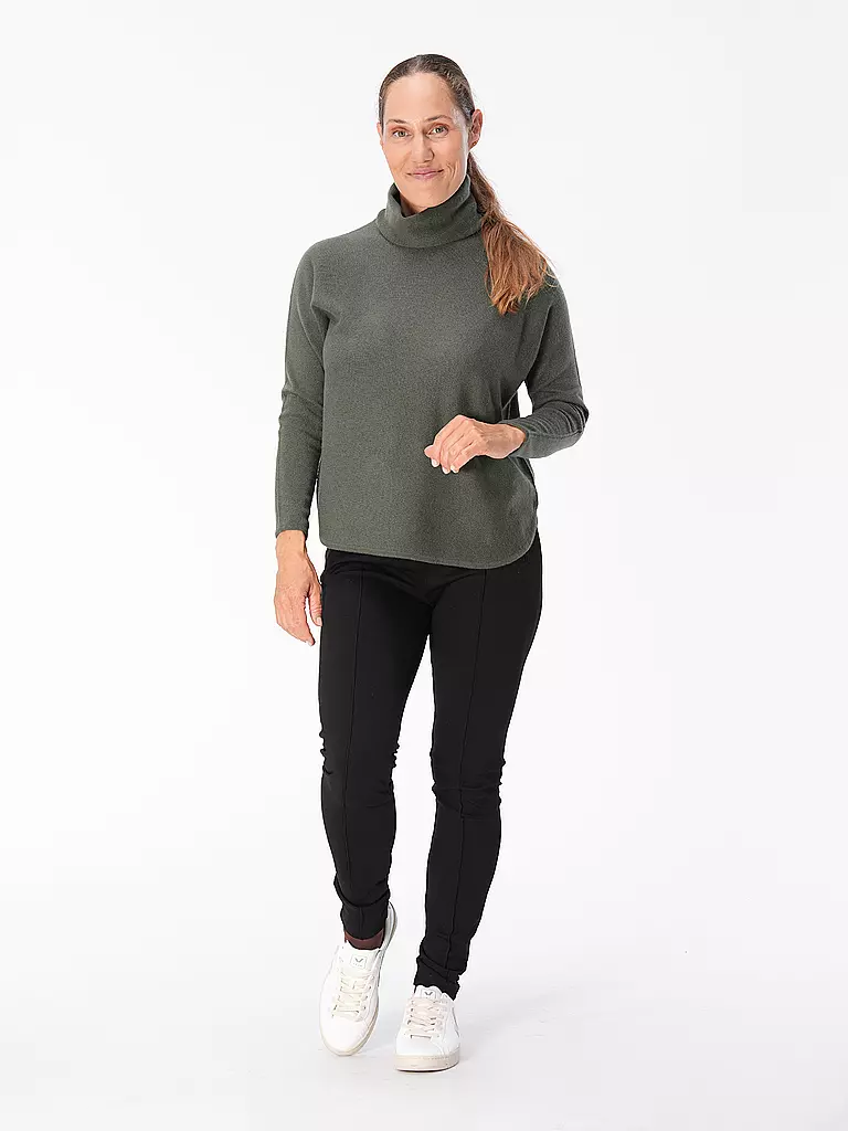 DAVIDA Kaschmirpullover  grün