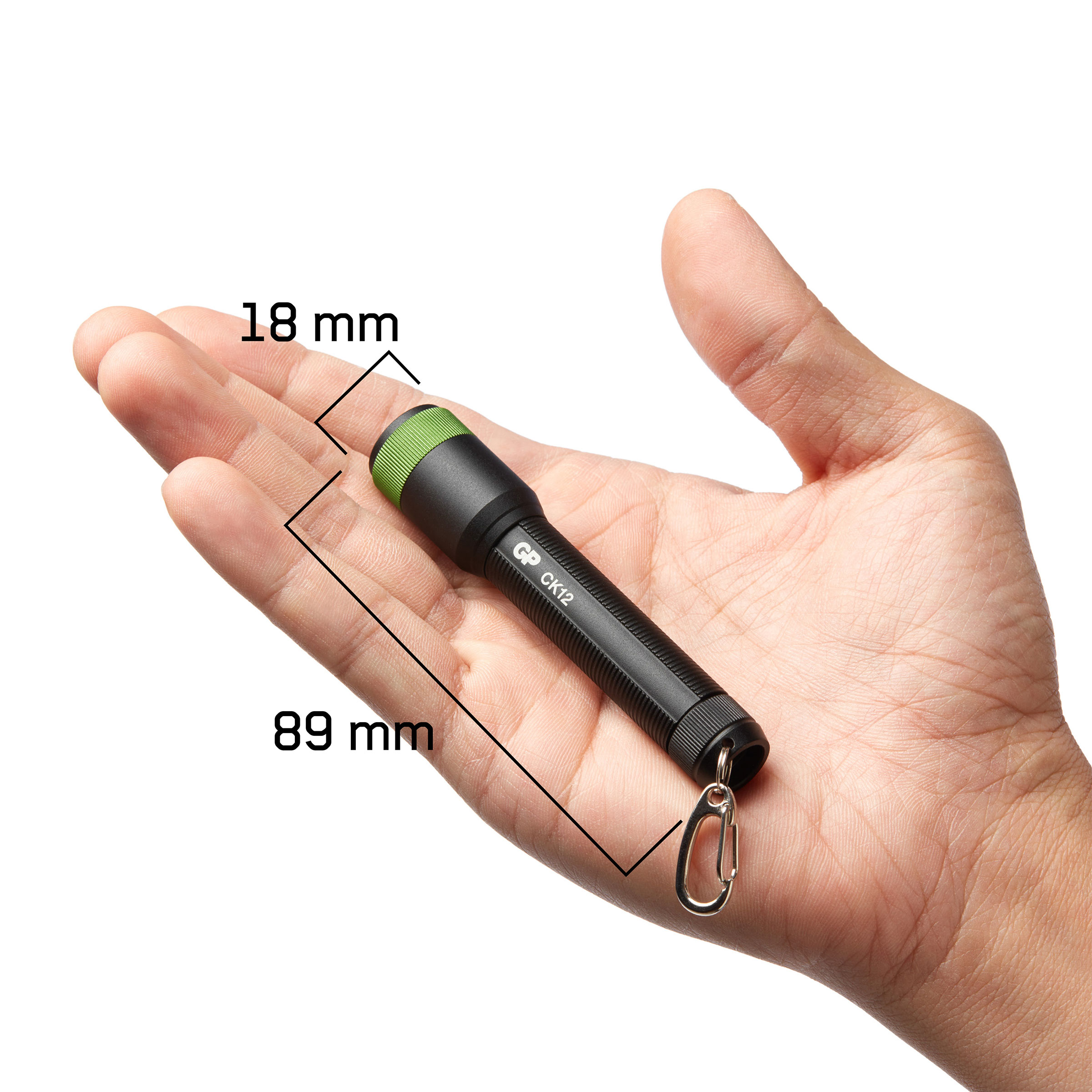 GP CK12 20 lumen zaklamp - Black