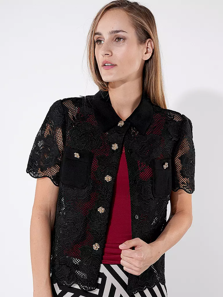 SELF-PORTRAIT Bluse schwarz