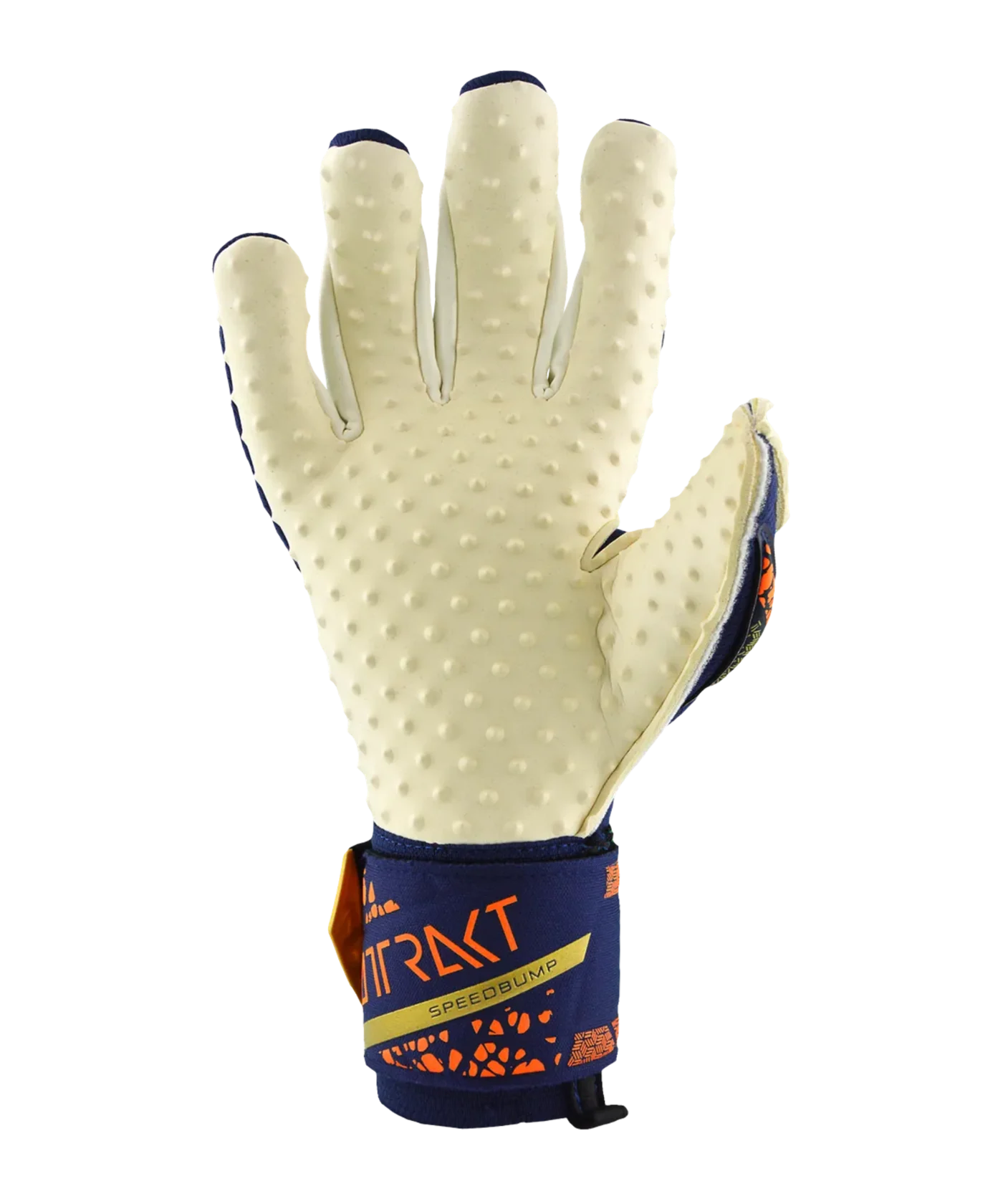 Reusch Attrakt SpeedBump TW-Handschuhe Night Spark 2024 Blau Gold F4410