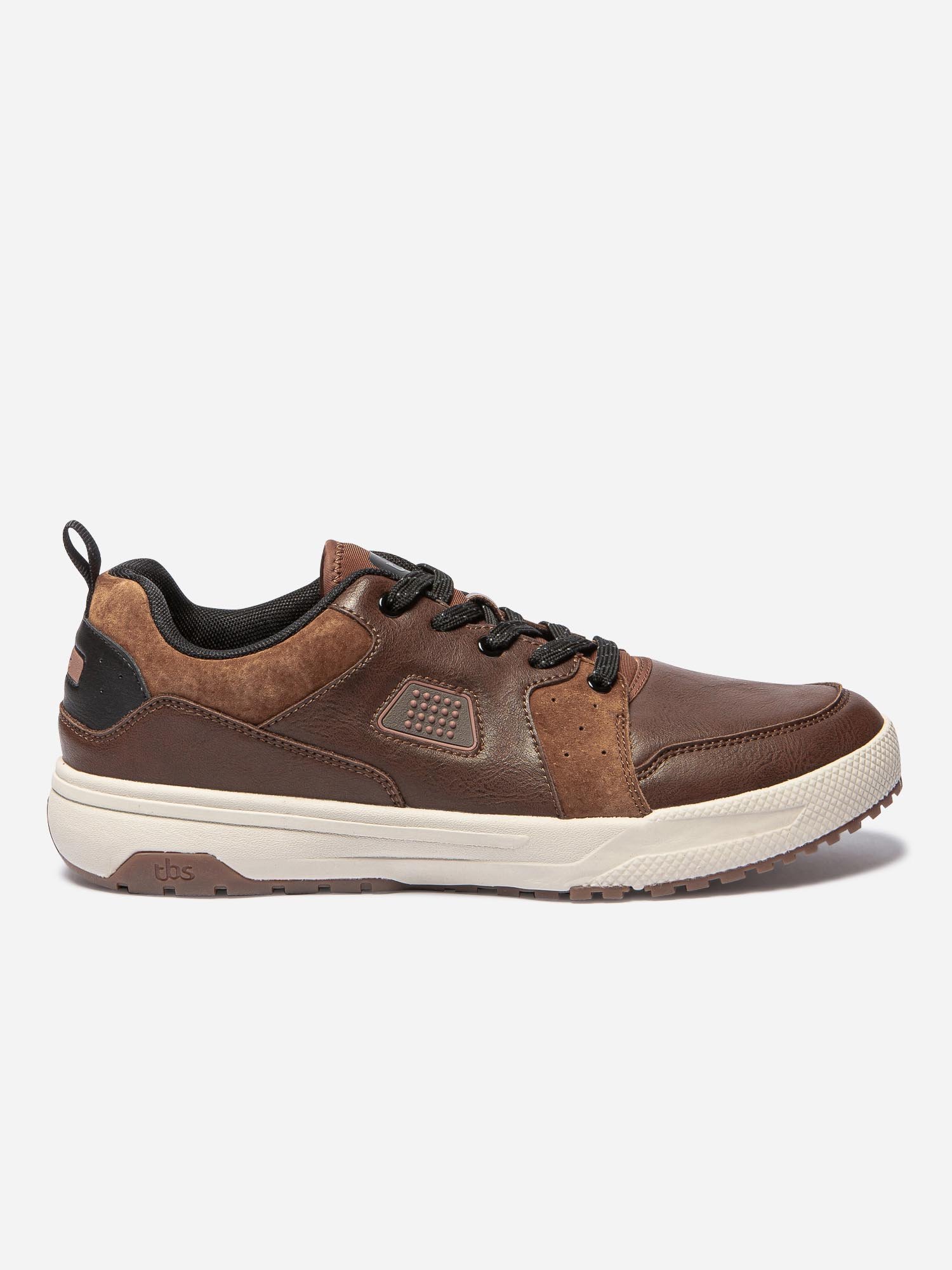 Baskets Homme Confort Dessus Cuir Tabac
