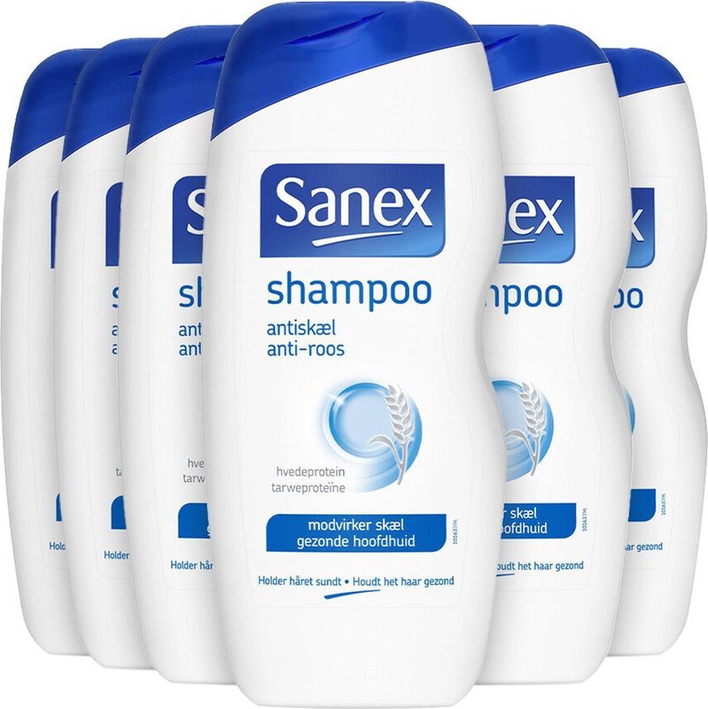 Sanex - Anti-roos Shampoo - Geen Roos - Voor Gezonde Hoofdhuid