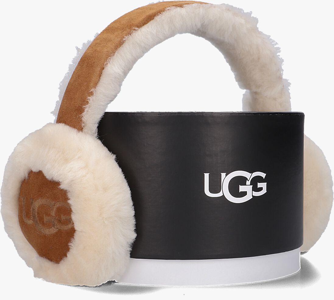 UGG cognac ugg oorwarmer sheepskin embroidery earmuff