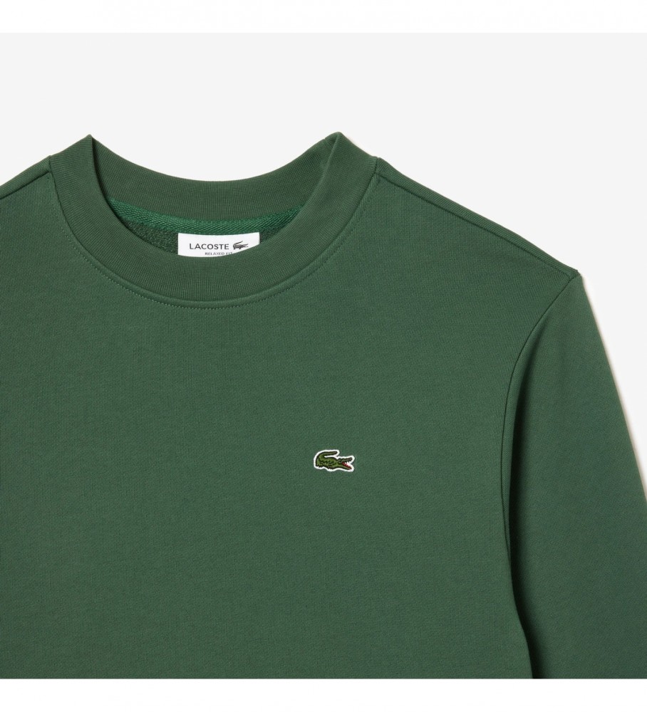 Moletom Lacoste verde de lã