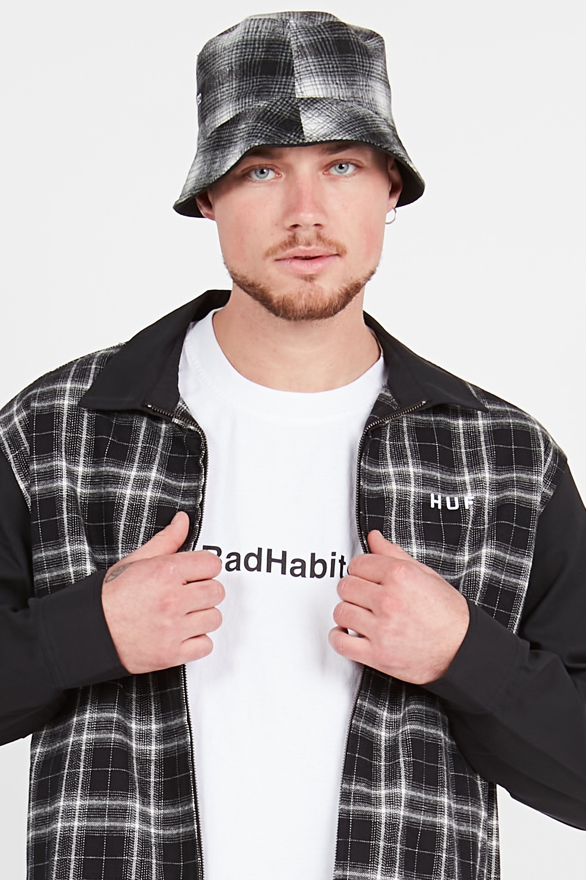 WASTED Bob SHADOW PLAID Noir