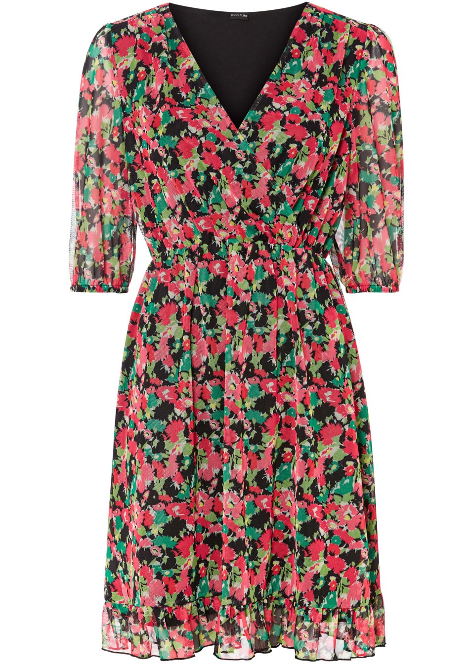 Robe en mesh imprimée