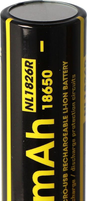 Nitecore - Batterij 18650 - Li-Ion - 2600mAh - Oplaadbaar met USB-Poort