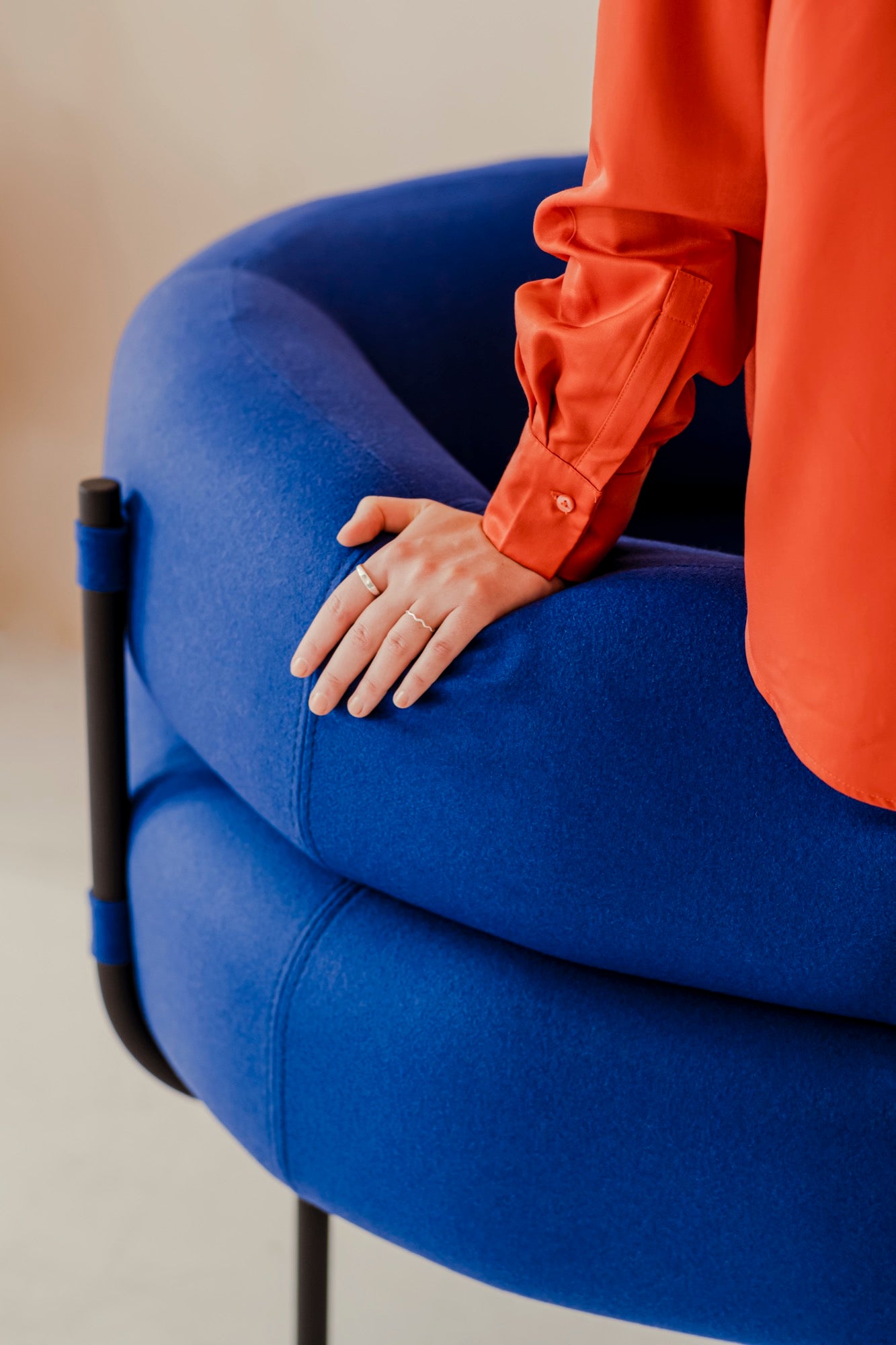 noo.ma UBI Fauteuil - Blueberry Pie Wool