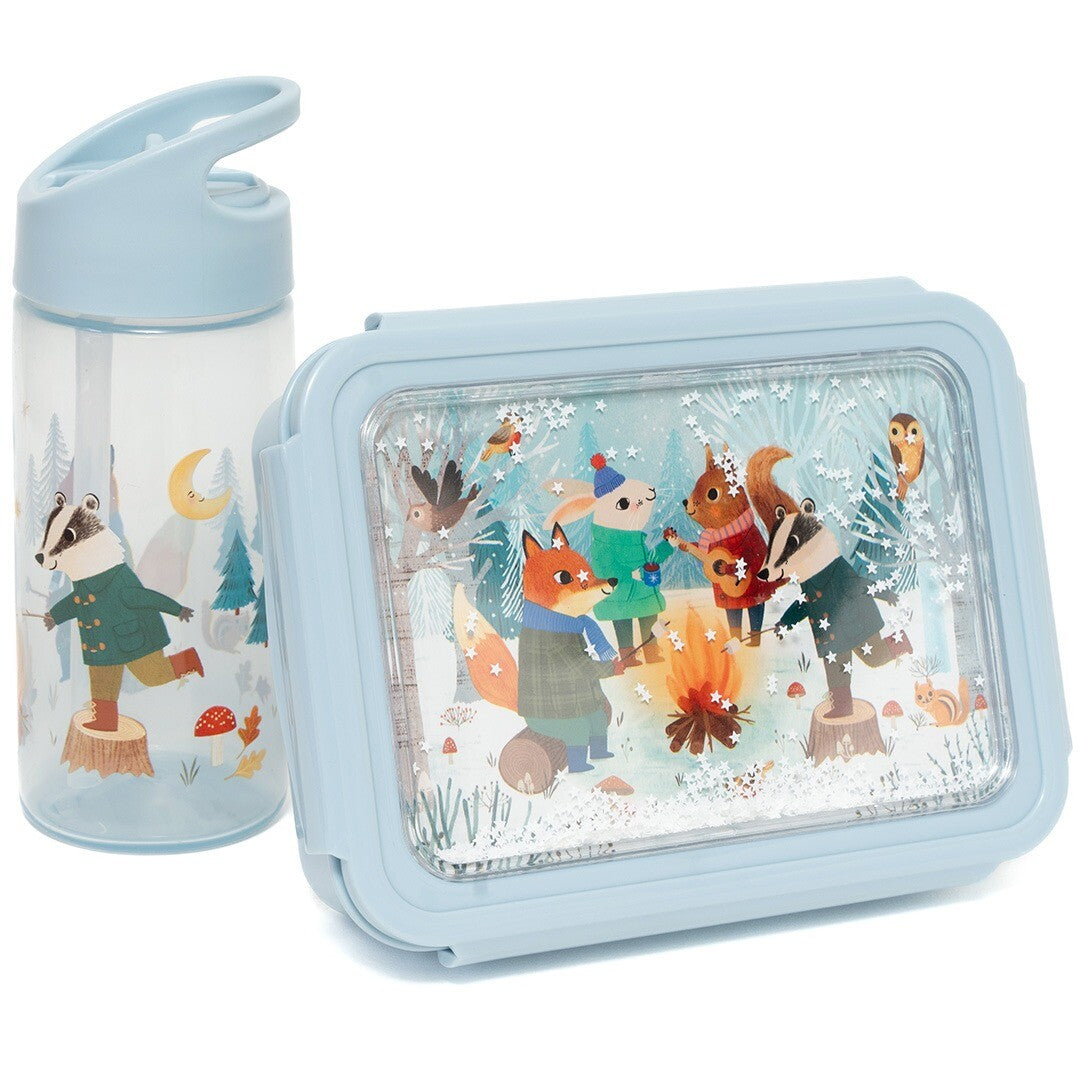 Petit monkey drinkfles met rietje bonfire animals