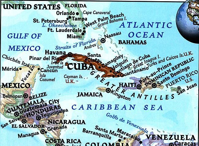 NATIONAL GEOGRAPHIC - 3112 CUBA ECHELLE 1 750 000