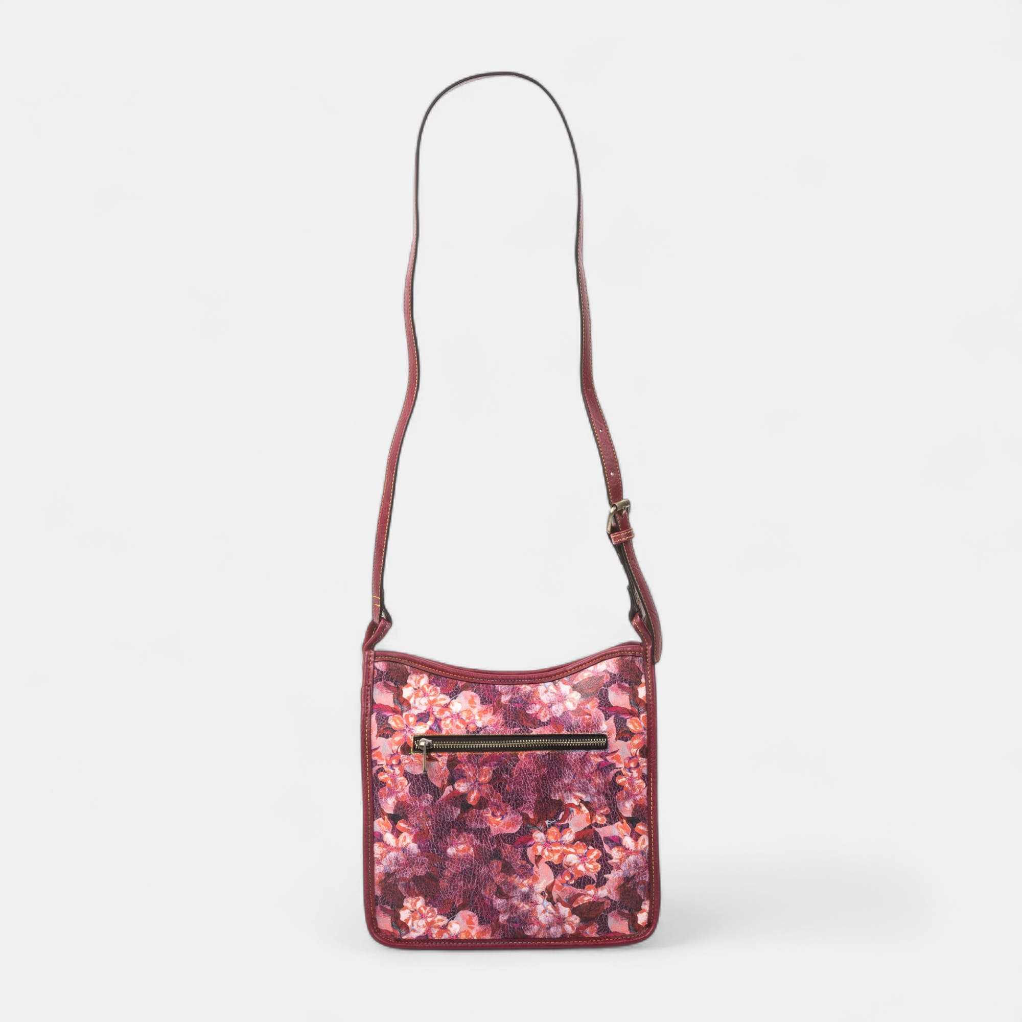 Sac bandoulière bordeaux