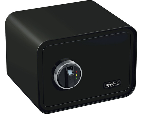 Basi mySafe 350 zwarte meubelkluis met elektronisch slot en vingerafdrukscanner