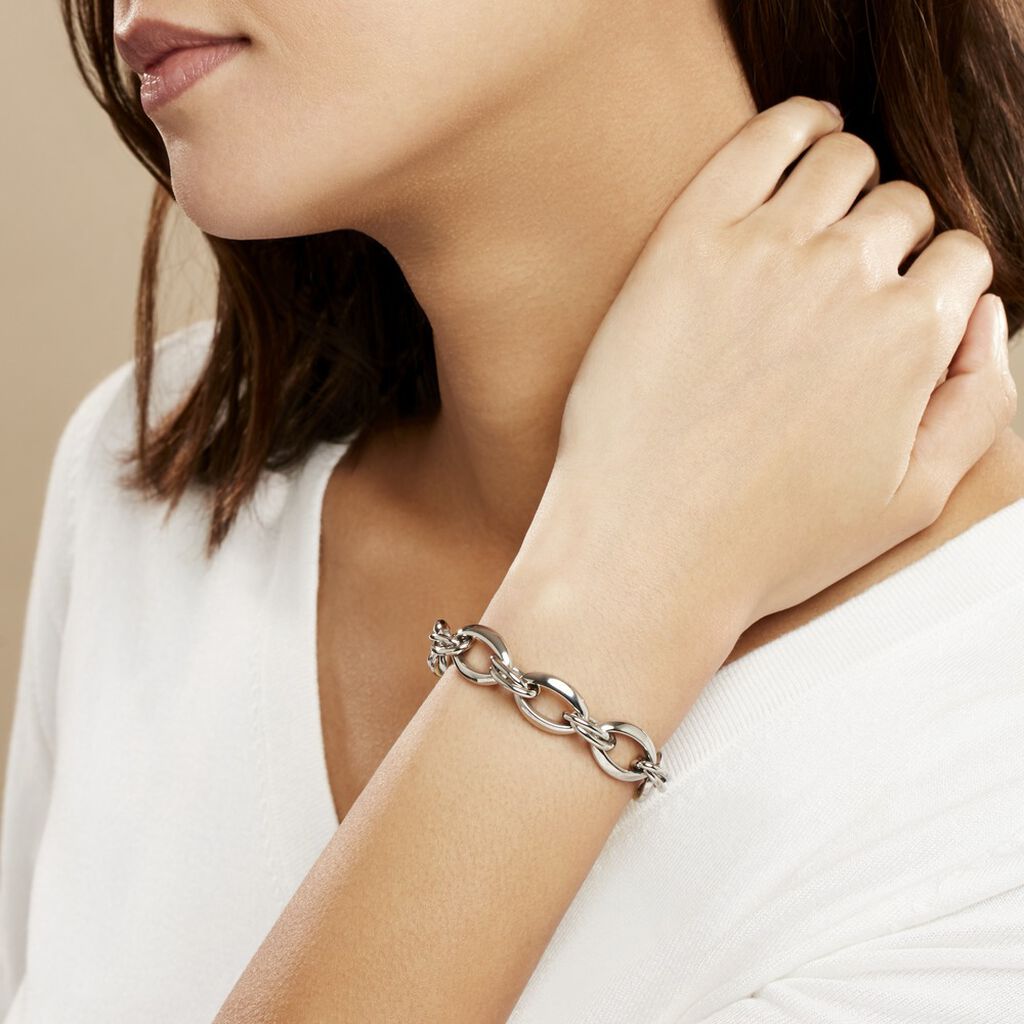 Bracelet Yupiti Acier Blanc