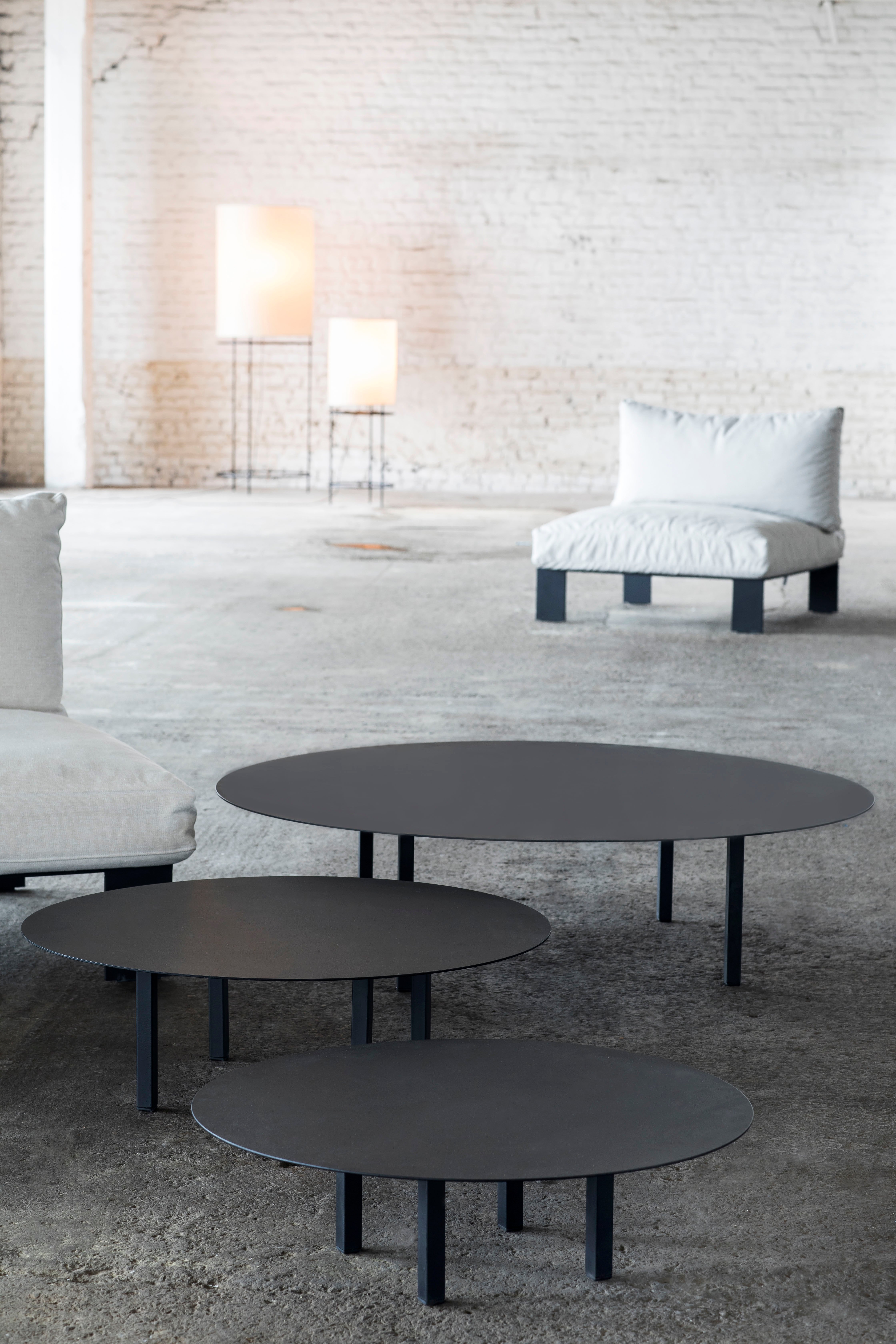 01 SMALL - Table basse métal | Noir