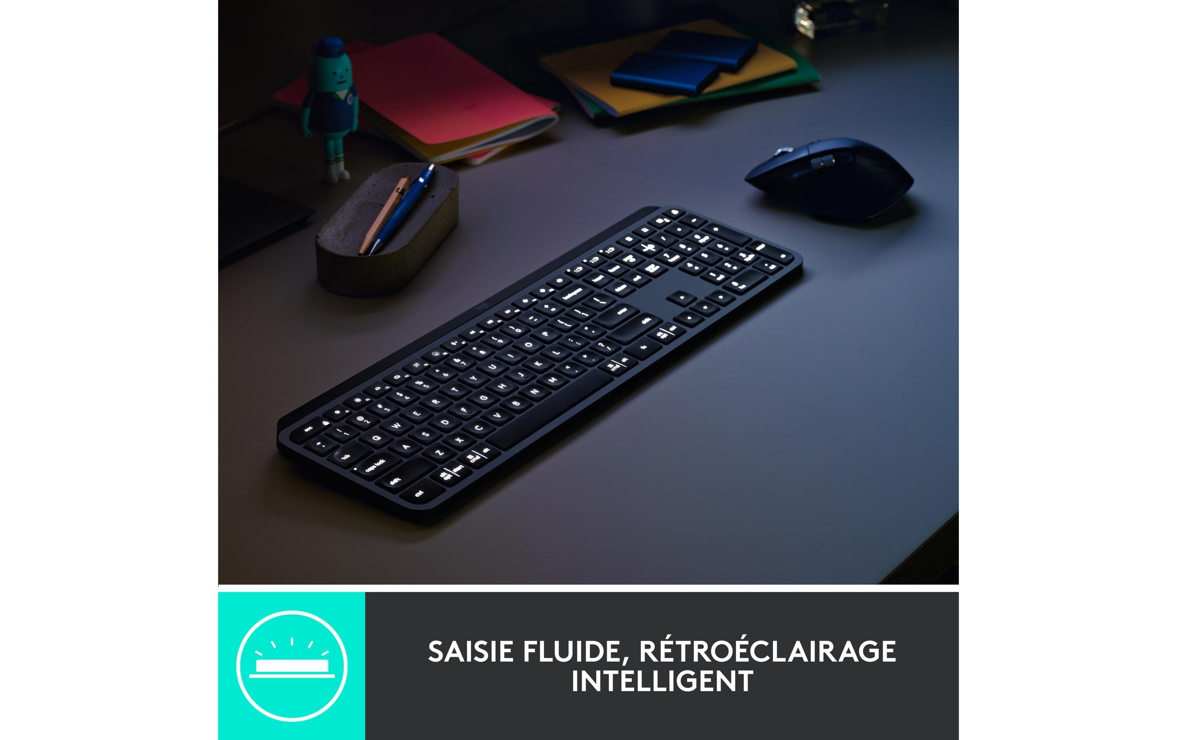 Logitech Tastatur- und Maus-Set »MX Keys Combo for Business 2. Gen«