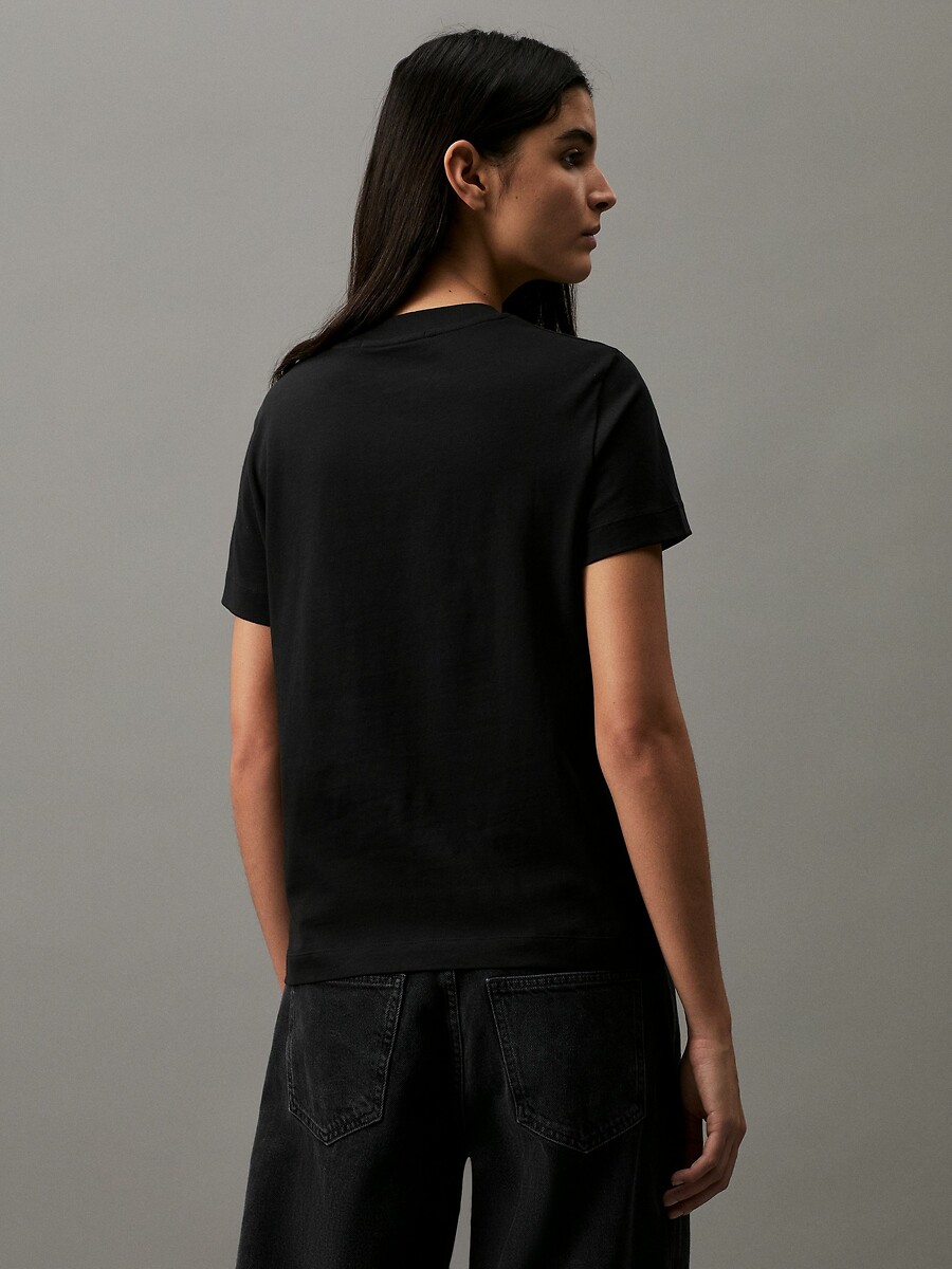 CALVIN KLEIN JEANS<br>Camiseta com gola redonda e mangas curtas