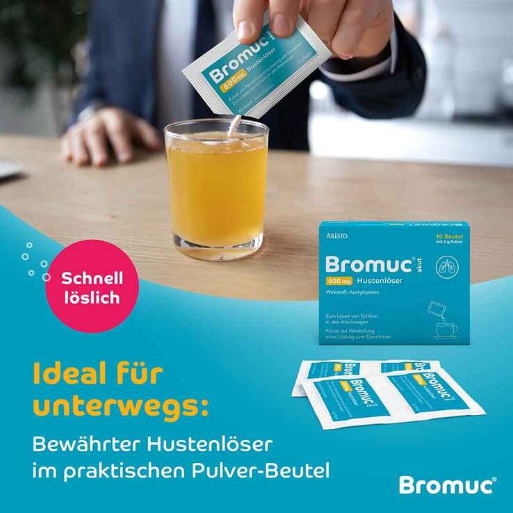 Bromuc akut 600 mg Hustenlöser , 10 St