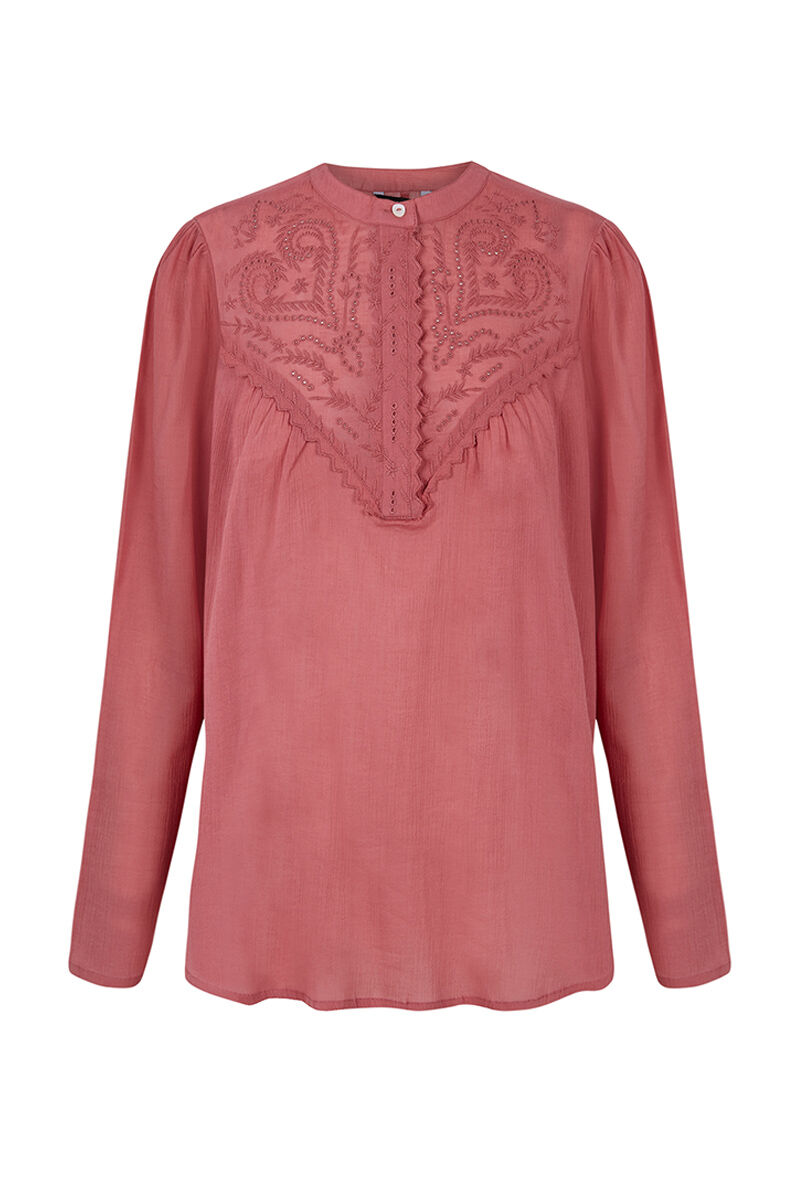 Blusa algodón fluído - Rosa