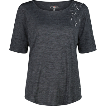 CMP Light Melange T-Shirt Antracite Mel / Ghiaccio Damen