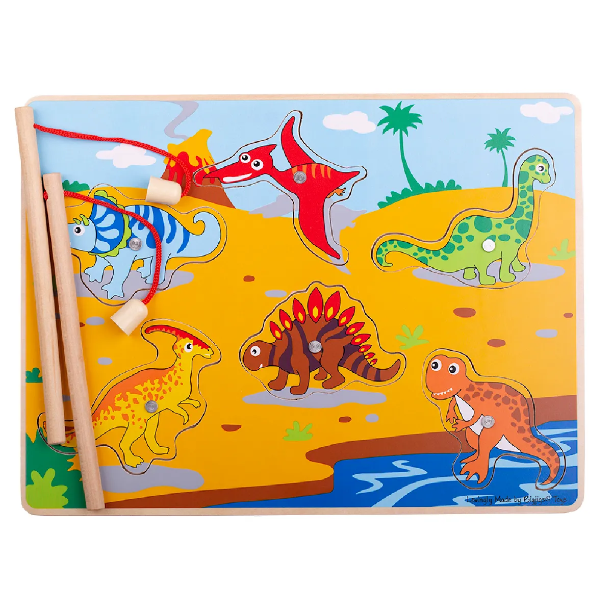 Bigjigs Toys Puzzle dinosaure magnétique
