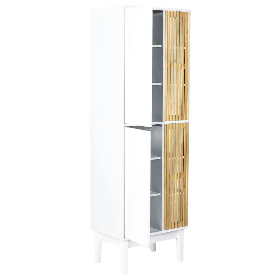 NUBES - Badkamerkast - Lichthout/Wit - MDF