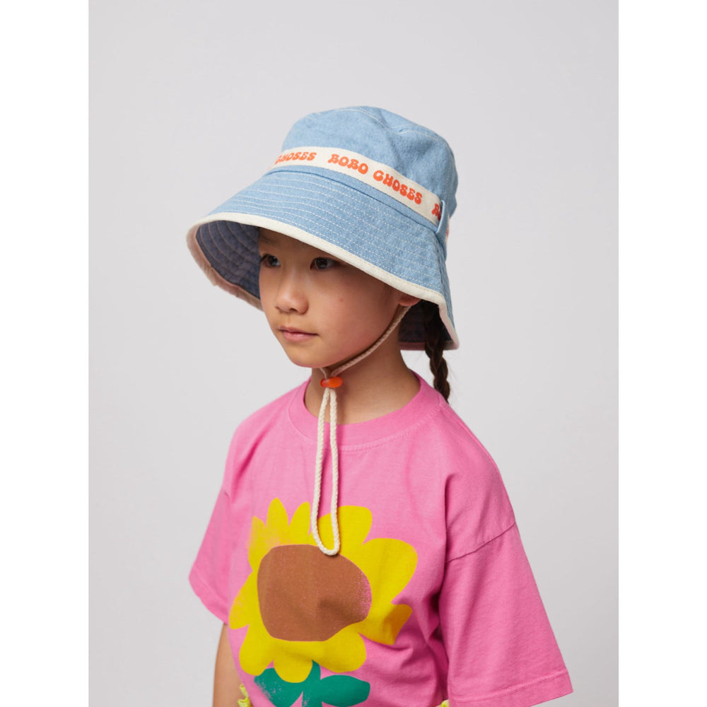 Køb Bobo Choses Light Blue Light Denim Bøllehat
