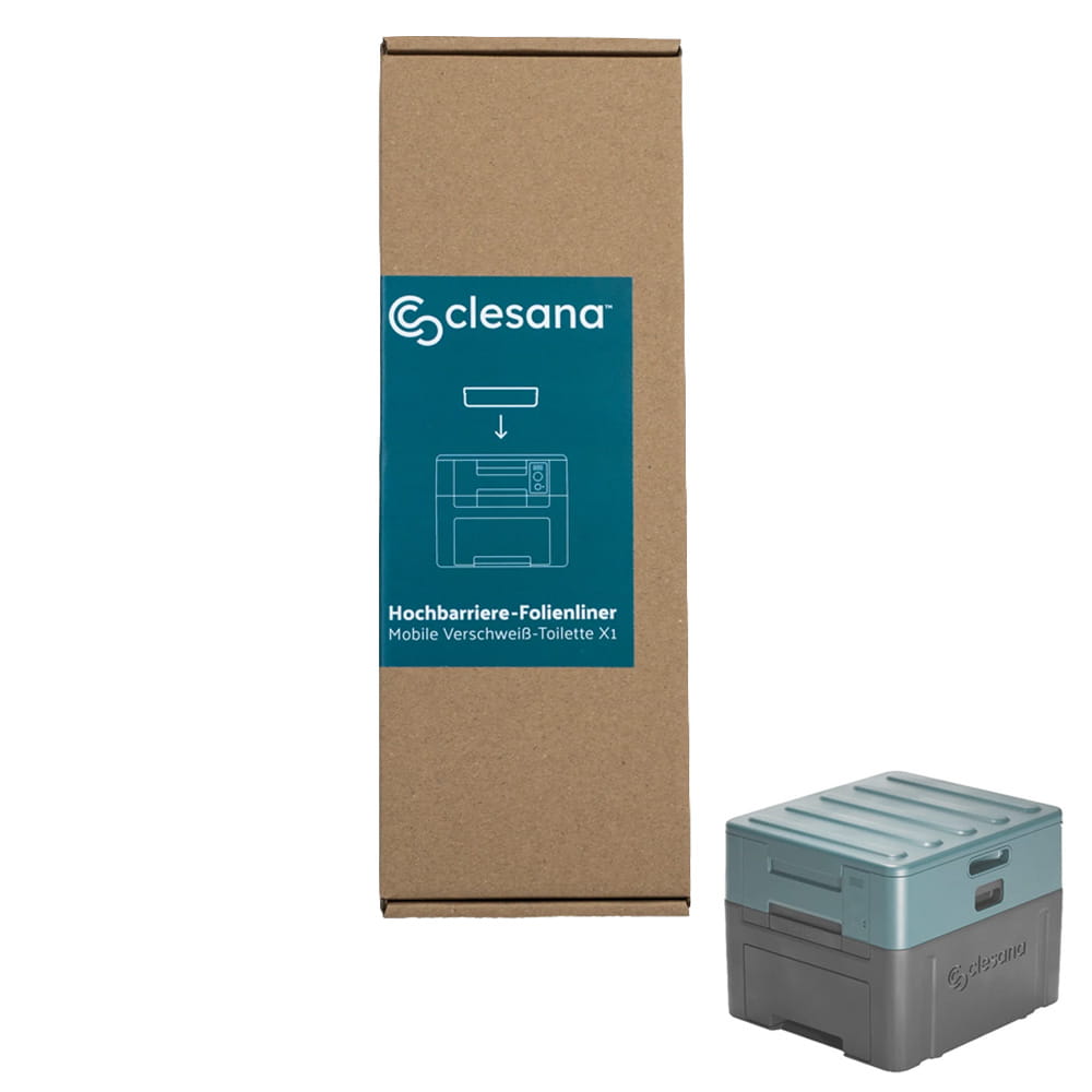 Films haute barrière à souder pour WC CLESANA X1 - Lot de 2