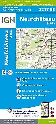 IGN - 3217 SB NEUFCHATEAU ST BLIN 1 25 000