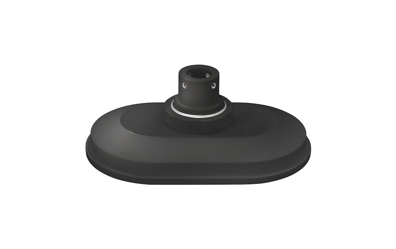 Montageplatte WV-QSR507-B Schwarz 1 Stück<br>4-Schrauben-Montagehalterung (Schwarz)