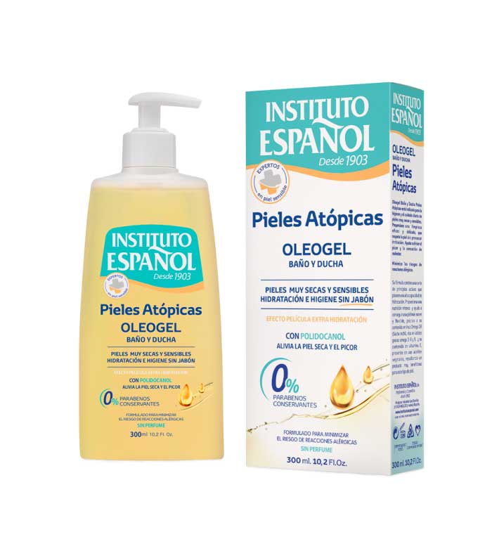 Instituto Español - Gel de banho Oleogel para pele atópica 300ml